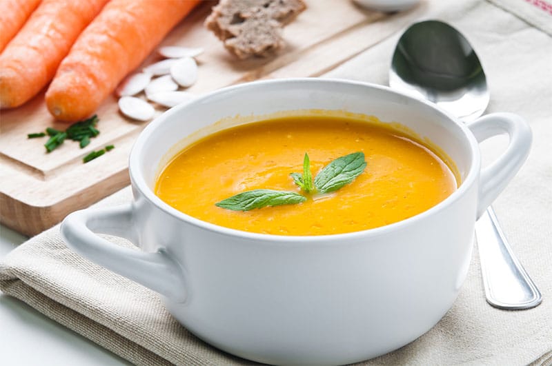 Soupe de carottes à la crème et miel (Easy Soup)